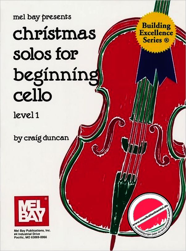 Titelbild für MB 94670 - CHRISTMAS SOLOS FOR BEGINNING CELLO