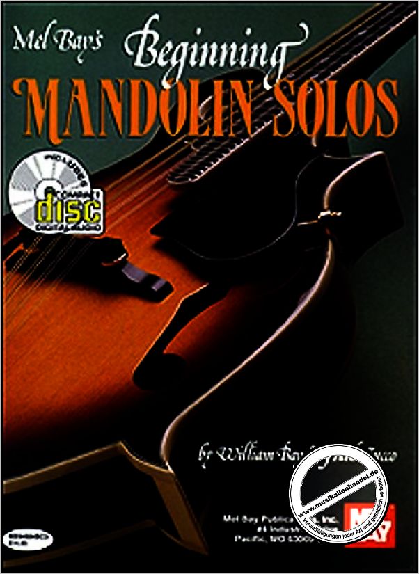 Titelbild für MB 94884BCD - BEGINNING MANDOLIN SOLOS