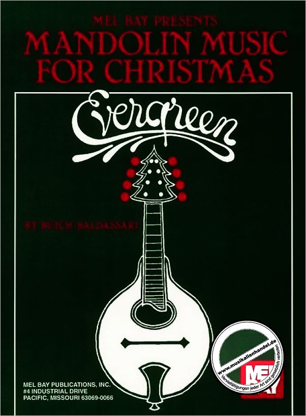 Titelbild für MB 95535 - MANDOLIN MUSIC FOR CHRISTMAS - EVERGREEN