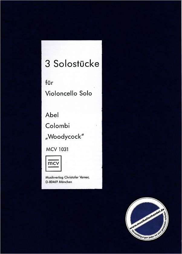 Titelbild für MCV 1031 - 3 SOLOSTUECKE