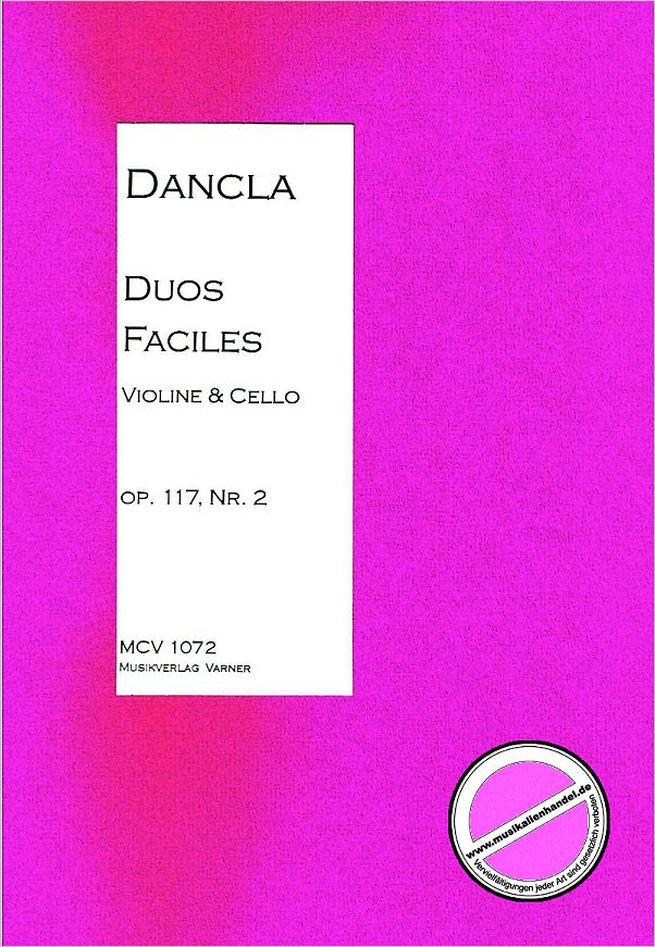 Titelbild für MCV 1072 - DUO FACILE OP 117/2