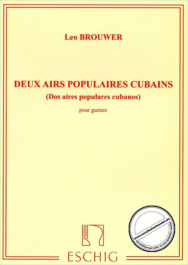Titelbild für ME 7999 - 2 AIRS POPULAIRES CUBAINS