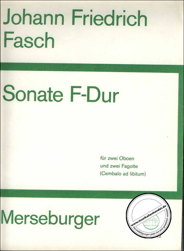 Titelbild für MERS 2042 - SONATE F-DUR