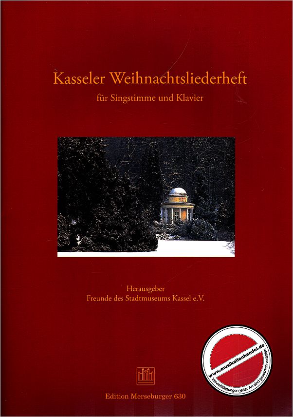 Titelbild für MERS 630 - KASSELER WEIHNACHTSLIEDERHEFT