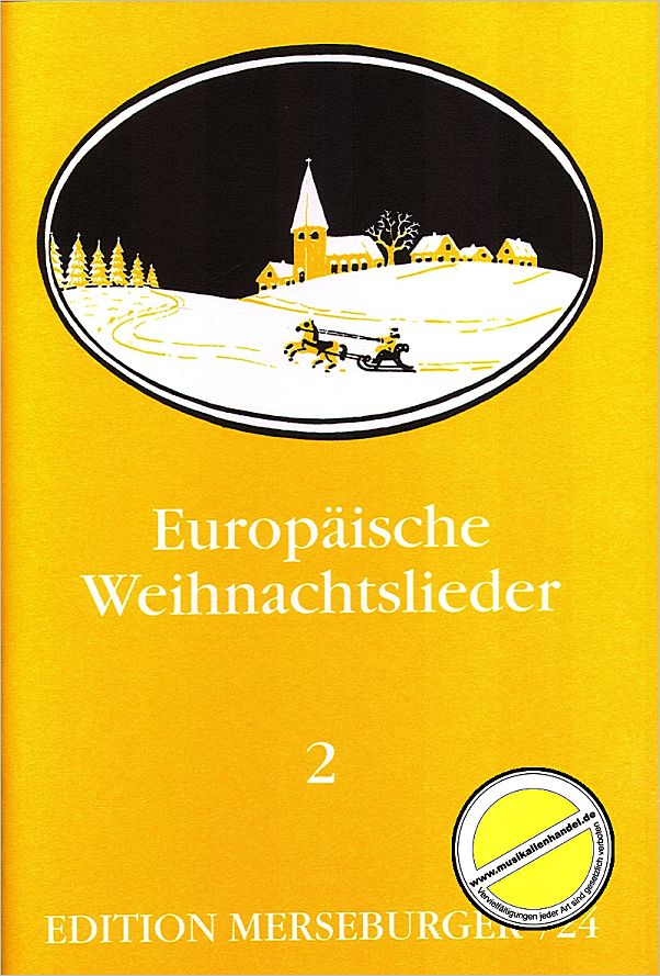 Titelbild für MERS 724 - EUROPAEISCHE WEIHNACHTSLIEDER 2