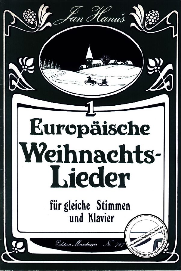 Titelbild für MERS 767 - EUROPAEISCHE WEIHNACHTSLIEDER 1
