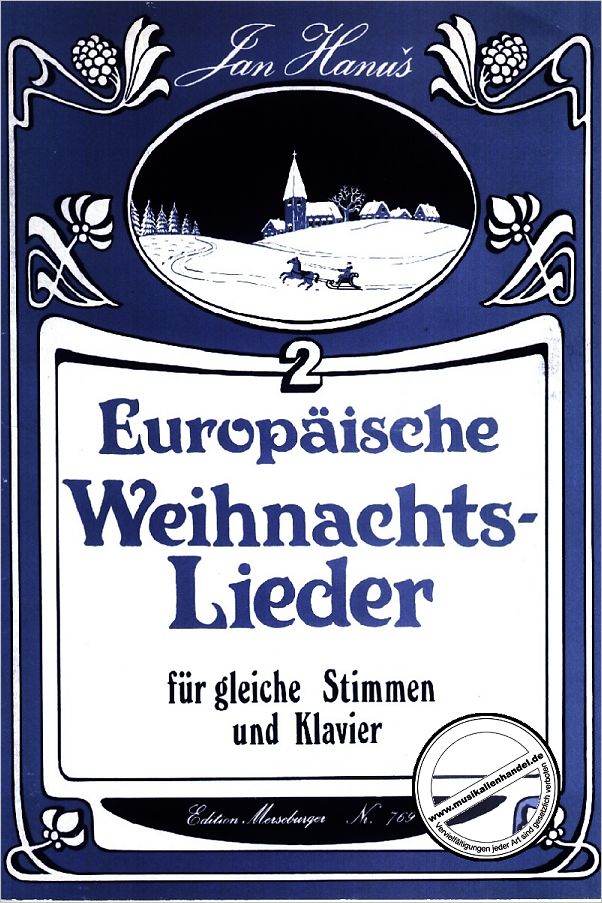 Titelbild für MERS 769 - EUROPAEISCHE WEIHNACHTSLIEDER 2