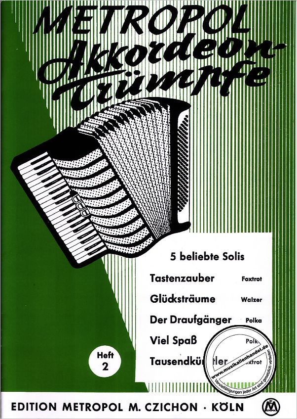 Titelbild für METEMB 538 - AKKORDEON TRUEMPFE 2