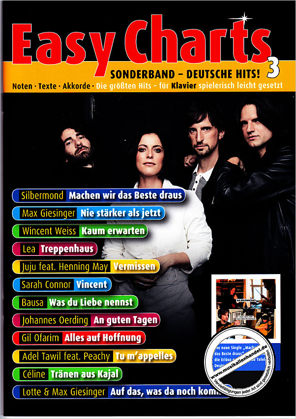 Titelbild für MF 3596 - Easy Charts - deutsche Hits 3