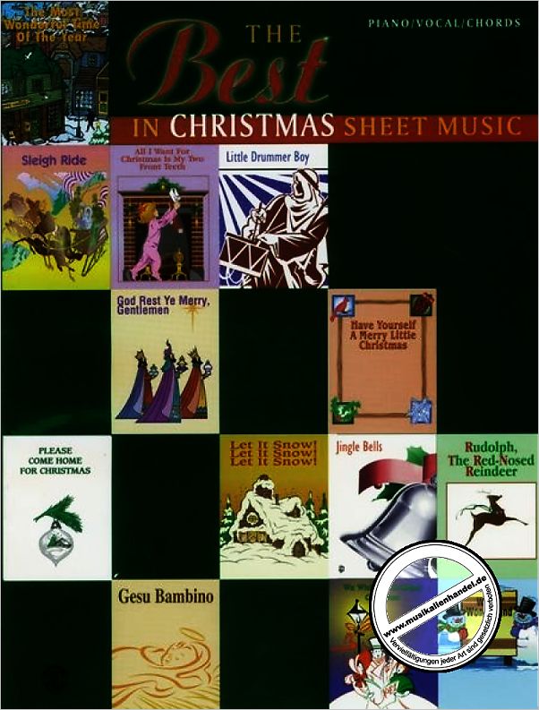 Titelbild für MF 9728A - THE BEST IN CHRISTMAS SHEET MUSIC