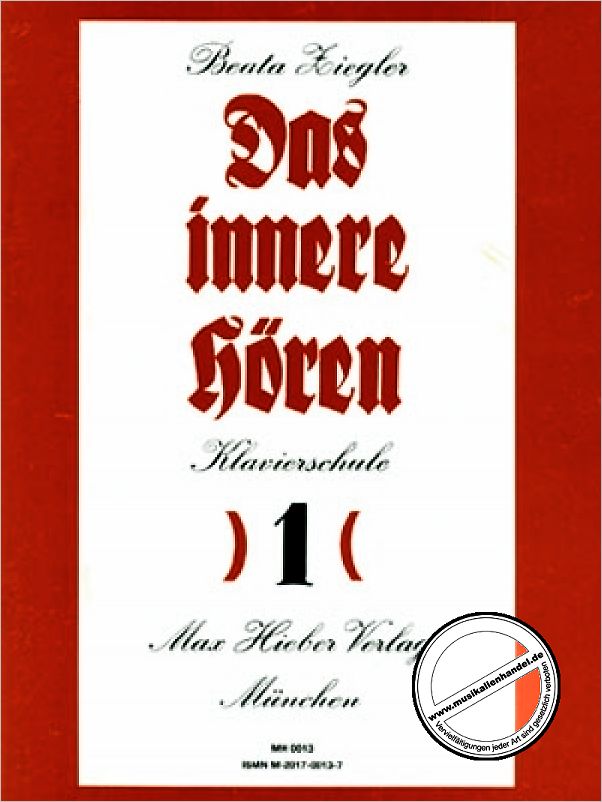 Titelbild für MH 0013 - DAS INNERE HOEREN 1