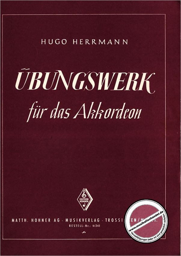 Titelbild für MHV 121175 - UEBUNGSWERK