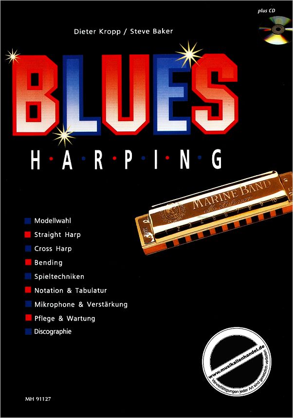 Titelbild für MHV 91127 - BLUES HARPING 1
