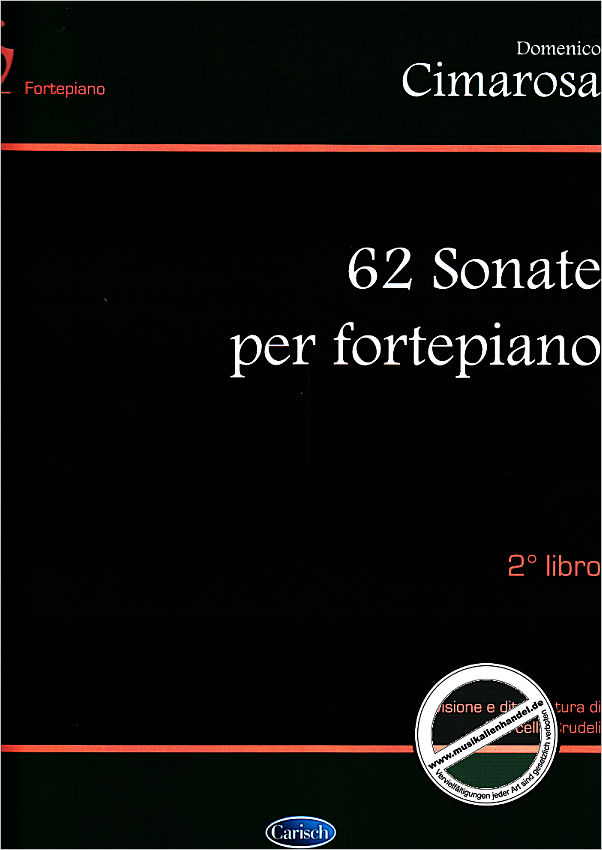Titelbild für MK 12161 - 62 SONATE 2 PER FORTEPIANO