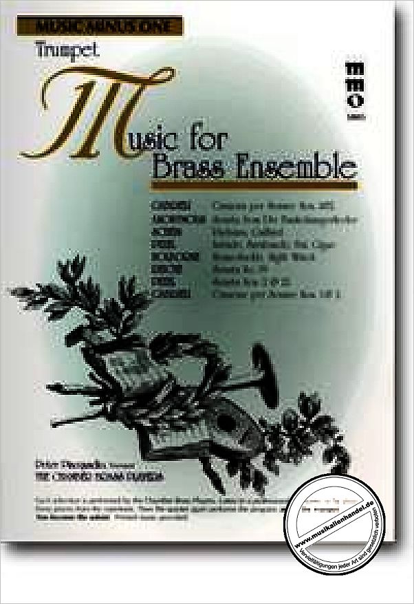 Titelbild für MMO 3805 - MUSIC FOR BRASS ENSEMBLE