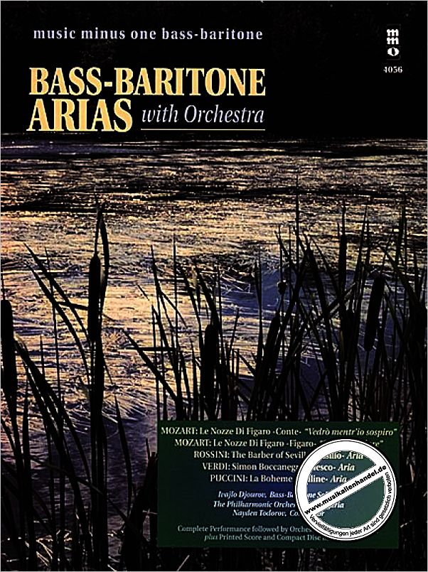 Titelbild für MMO 4056 - BASS BARITONE ARIAS WITH ORCHESTRA 1