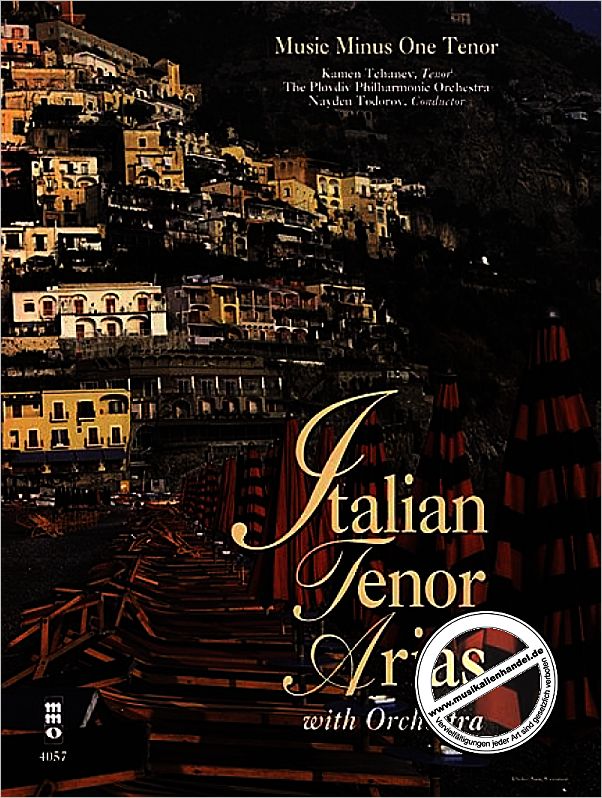 Titelbild für MMO 4057 - ITALIAN TENOR ARIAS WITH ORCHESTRA