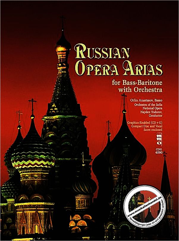 Titelbild für MMO 4090 - RUSSIAN OPERA ARIAS FOR BASS / BARITONE