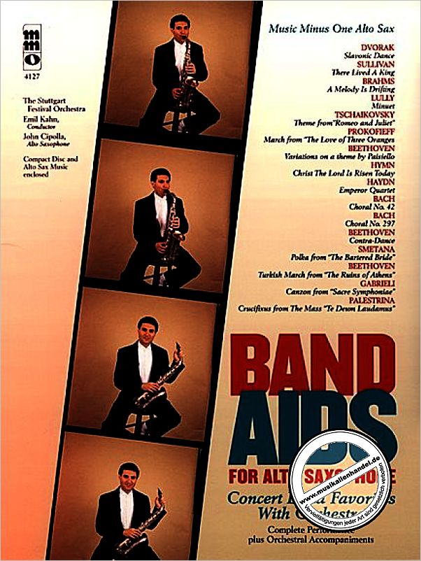 Titelbild für MMO 4127 - BAND AIDS FOR ALTO SAX