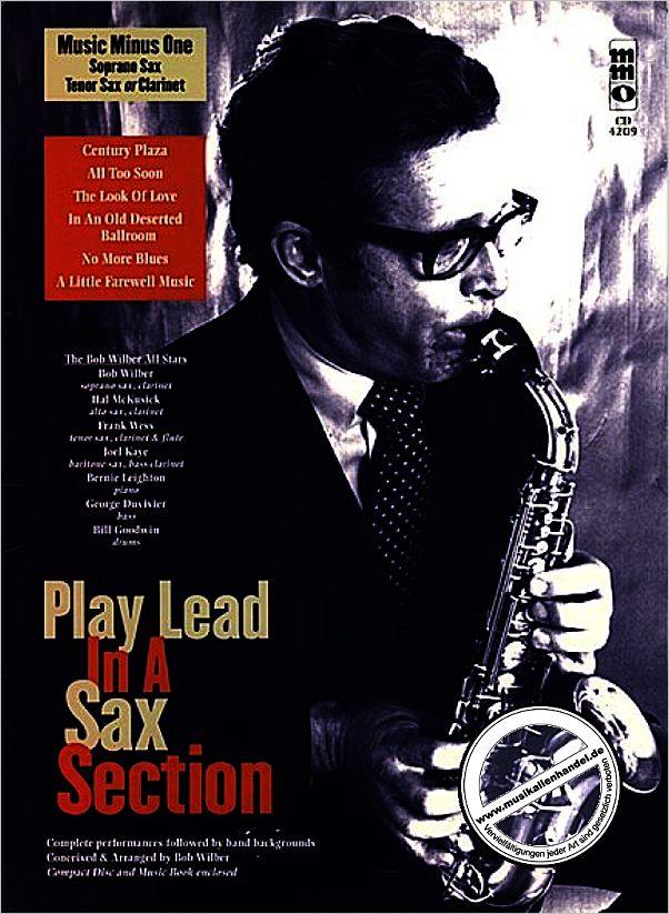 Titelbild für MMO 4209 - PLAY LEAD IN A SAX SECTION