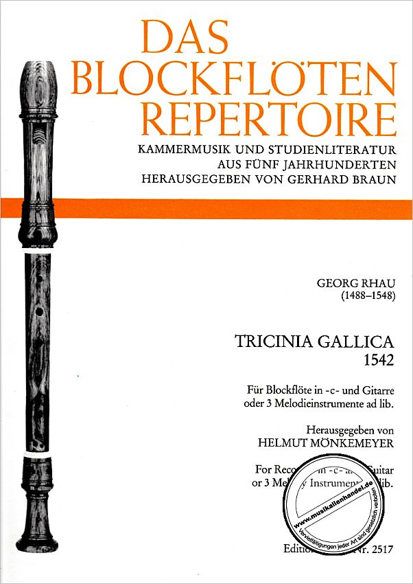 Titelbild für MOE 2517 - TRICINIA GALLICA