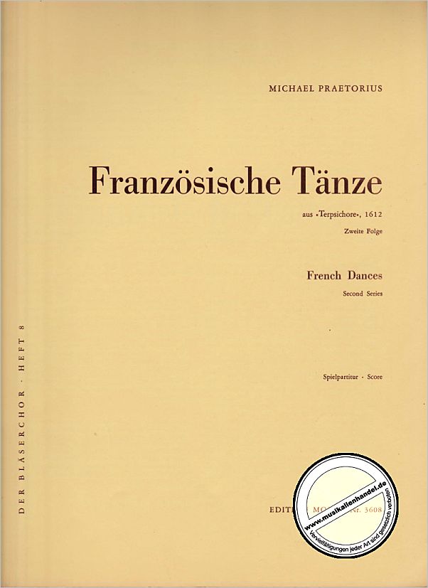 Titelbild für MOE 3608 - FRANZOESISCHE TAENZE 2