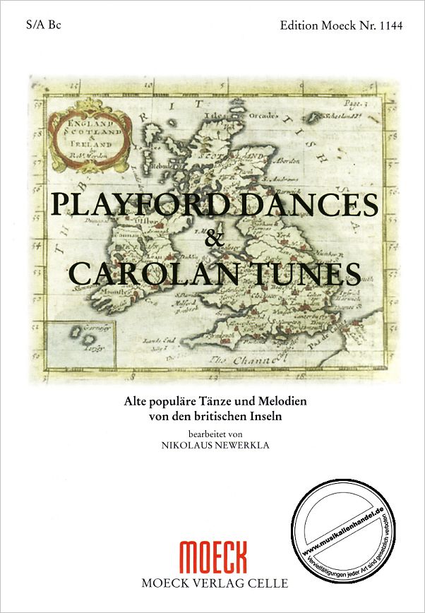 Titelbild für MOE 1144 - PLAYFORD DANCES + CAROLAN TUNES
