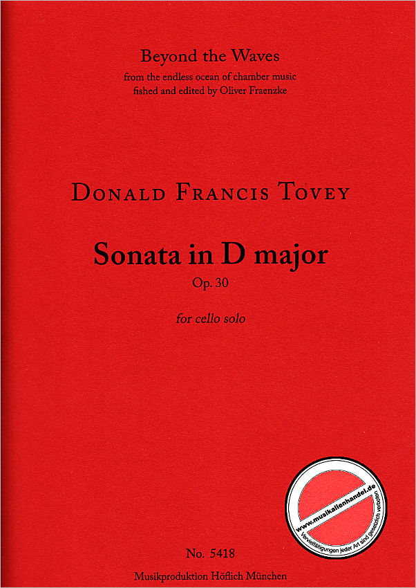 Titelbild für MPH 5418 - Sonata D-Dur op 30