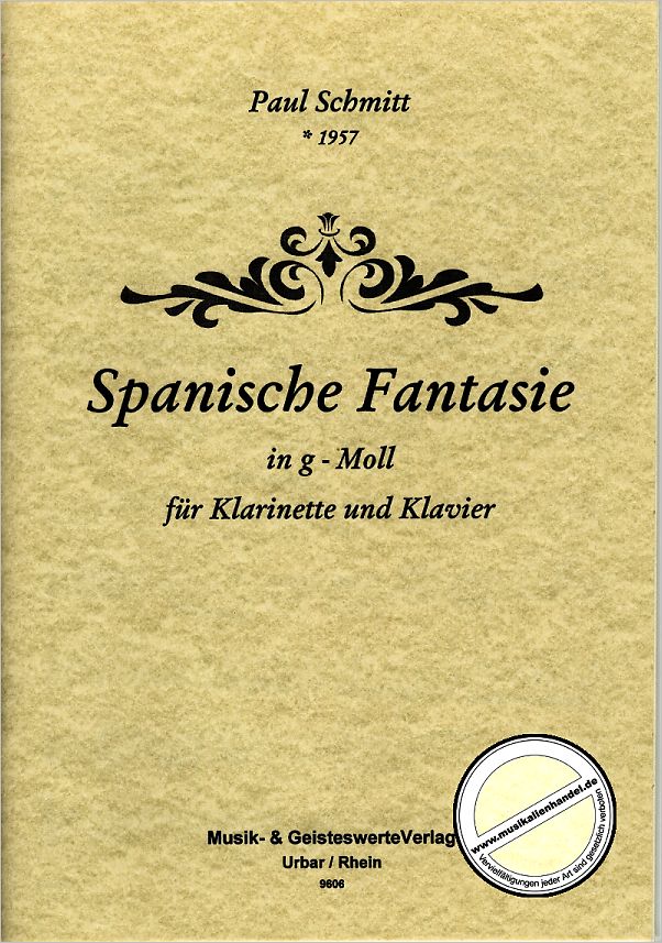 Titelbild für MPS 9606 - SPANISCHE FANTASIE G-MOLL