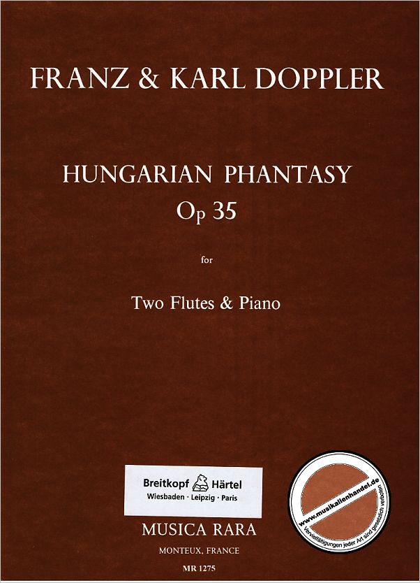 Titelbild für MR 1275 - HUNGARIAN PHANTASY OP 35
