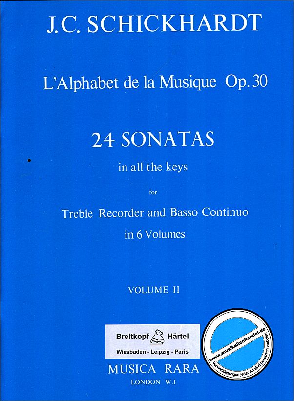 Titelbild für MR 1924 - 24 SONATAS 2 - L'ALPHABET DE LA MUSIQUE OP 30