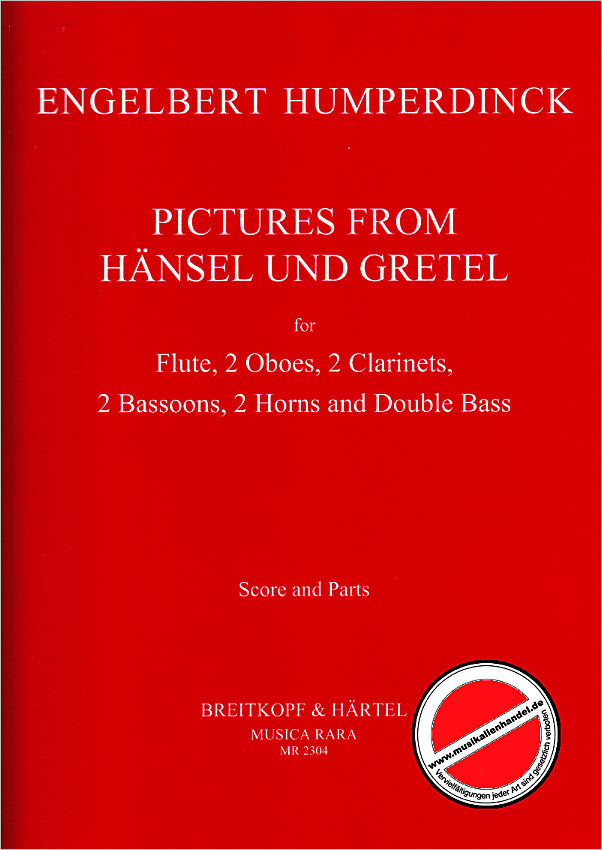 Titelbild für MR 2304 - HAENSEL + GRETEL - AUSGEWAEHLTE STUECKE