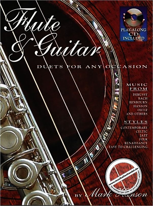 Titelbild für MSAC 72696 - FLUTE + GUITAR DUETS FOR ANY OCCASION