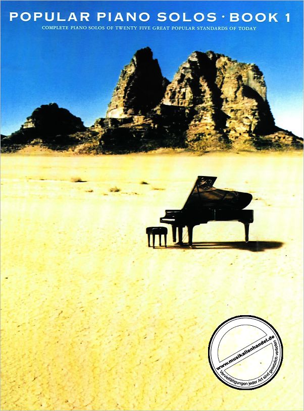 Titelbild für MSAM 24100 - POPULAR PIANO SOLOS 1