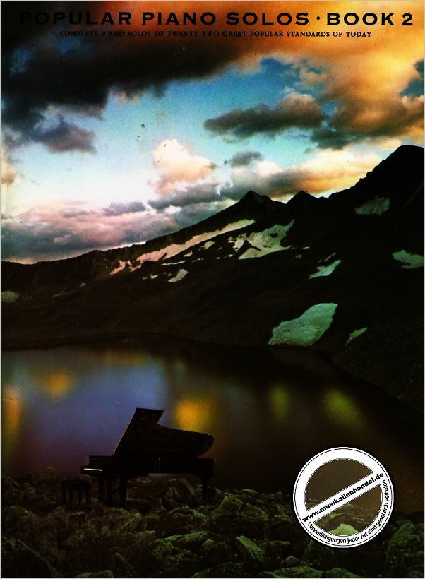 Titelbild für MSAM 24886 - POPULAR PIANO SOLOS 2