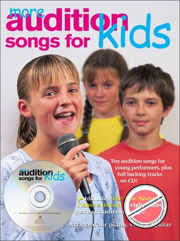 Titelbild für MSAM 966636 - MORE AUDITION SONGS FOR KIDS