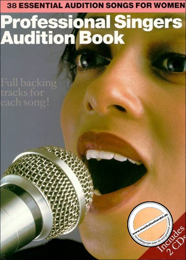 Titelbild für MSAM 966680 - PROFESSIONAL SINGERS AUDITION BOOK