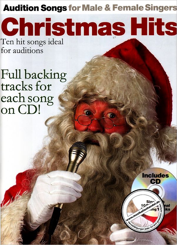 Titelbild für MSAM 971586 - CHRISTMAS HITS - AUDITION SONGS FOR MALE + FEMALE SINGERS