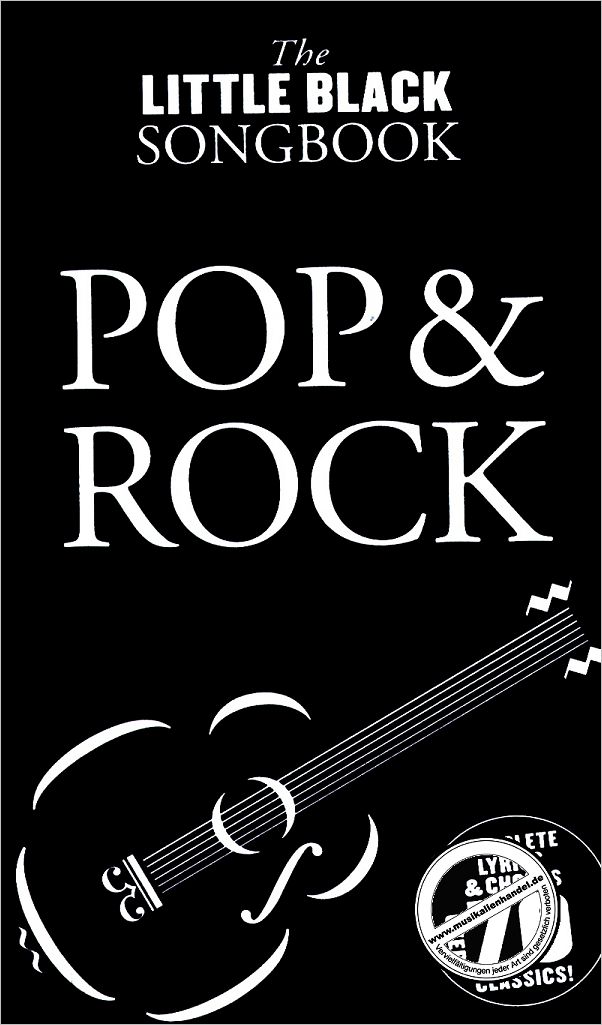 Titelbild für MSAM 986172 - THE LITTLE BLACK SONGBOOK - POP + ROCK