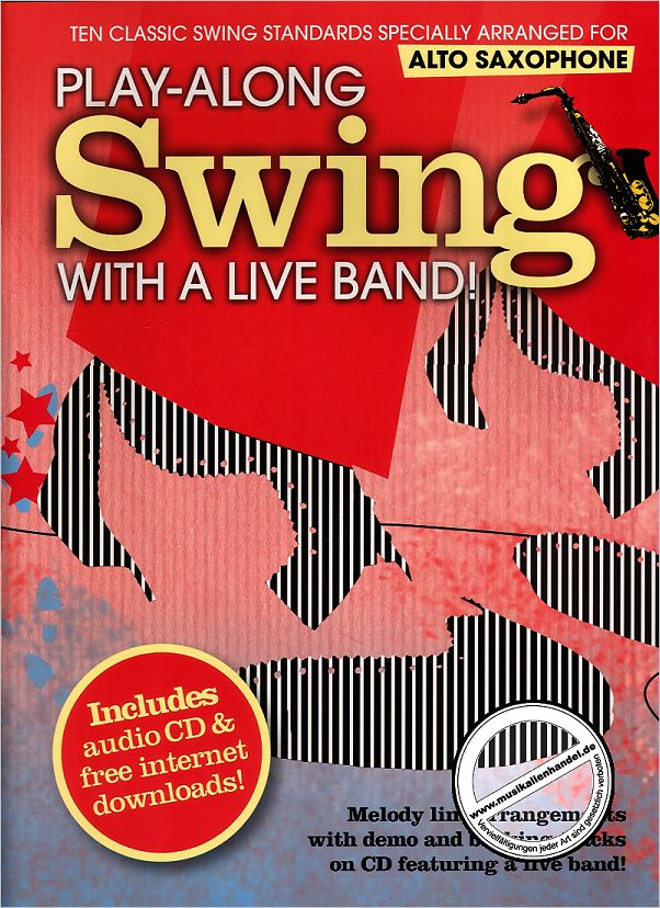 Titelbild für MSAM 997557 - SWING - PLAY ALONG WITH A LIVE BAND