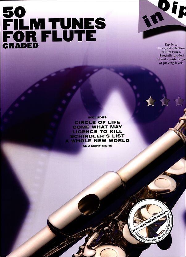 Titelbild für MSAM 997909 - 50 FILM TUNES FOR FLUTE - GRADED