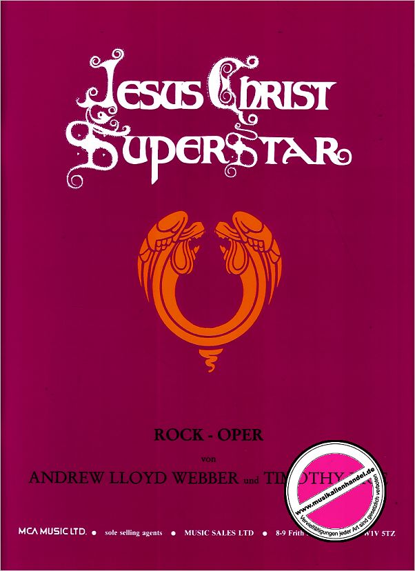 Titelbild für MSLE 12054 - JESUS CHRIST SUPERSTAR