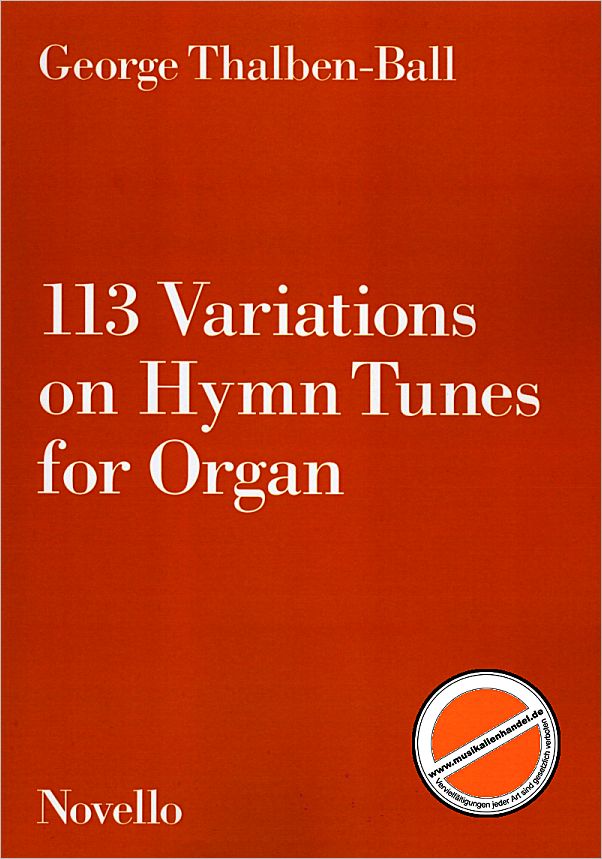Titelbild für MSNOV 10131 - 113 VARIATIONS ON HYMN TUNES