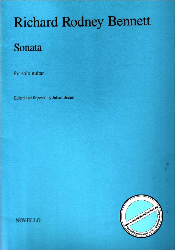 Titelbild für MSNOV 120659 - SONATE
