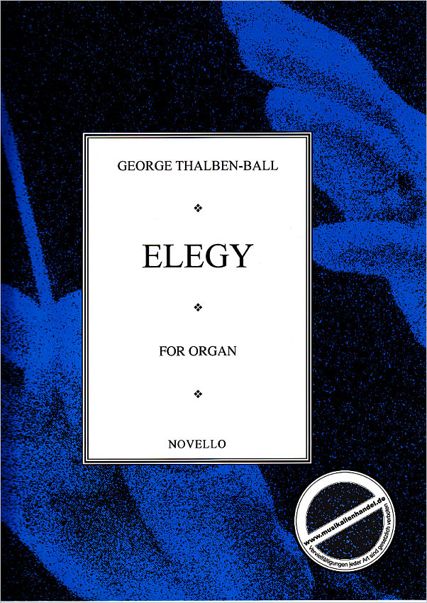 Titelbild für MSNOV 357436 - ELEGY