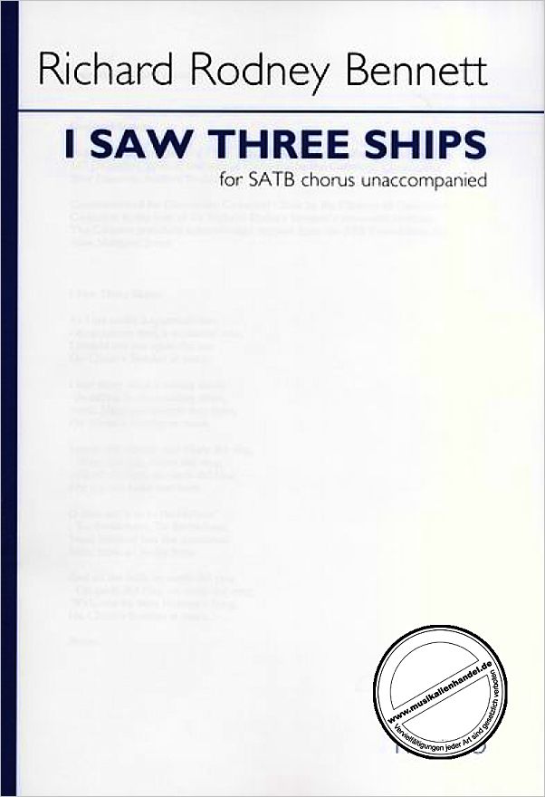 Titelbild für MSNOV 50215 - I SAW 3 SHIPS