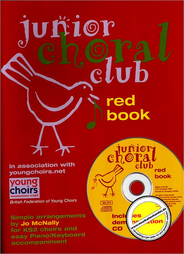 Titelbild für MSNOV 78683 - JUNIOR CHORAL CLUB - RED BOOK