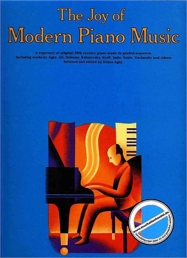 Titelbild für MSYK 21202 - JOY OF MODERN PIANO MUSIC