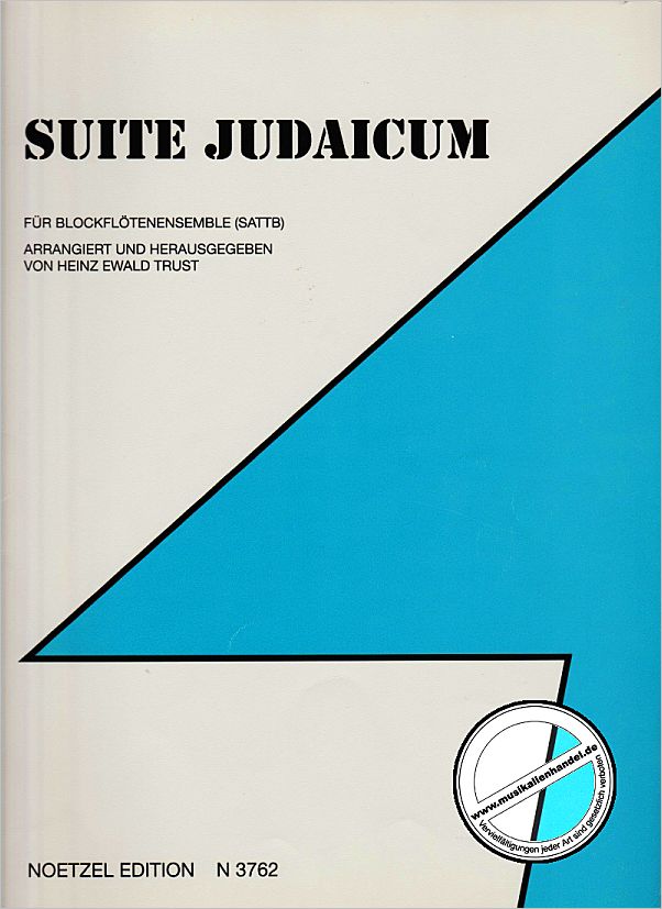 Titelbild für N 3762 - SUITE JUDAICUM