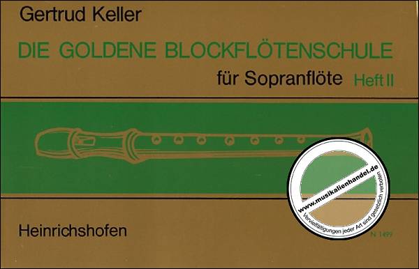Titelbild für N 1499 - DIE GOLDENE BLOCKFLOETENSCHULE 2